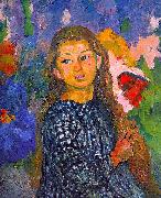  Giovanni   Giacometti Portrait of Ottilia Giacometti oil painting picture wholesale